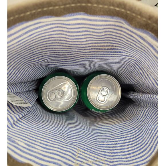 Pink Printed Design Double Wine Bag With Cowhide Star - Picture 3 of 5